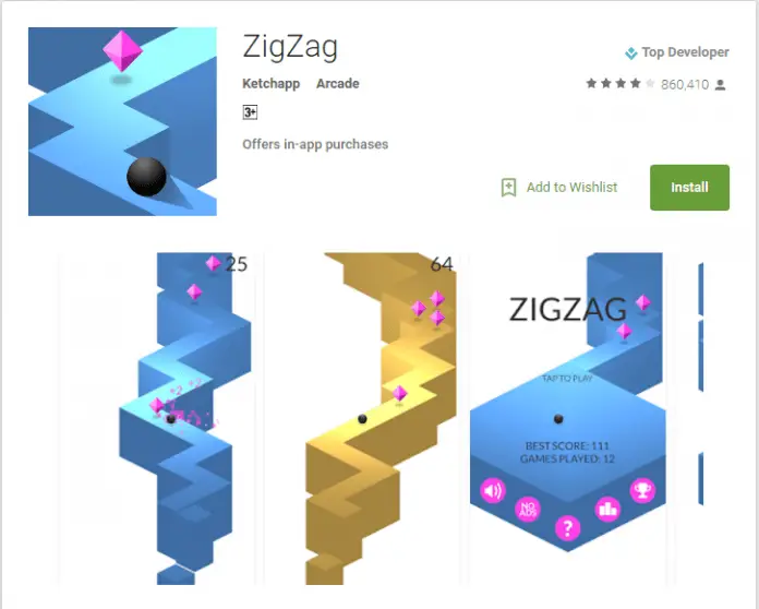 Zigzag App