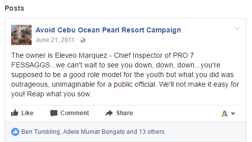 Ocean Pearl Campaign Online Against Eleveo Marquez