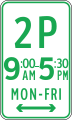 2P Time restricted parking