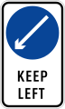 Keep left (plate type)