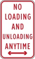 No loading and unloading anytime