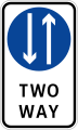 Two-way traffic (plate type)