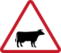 Animal crossing ahead