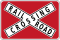 Railroad crossing position (alternative)