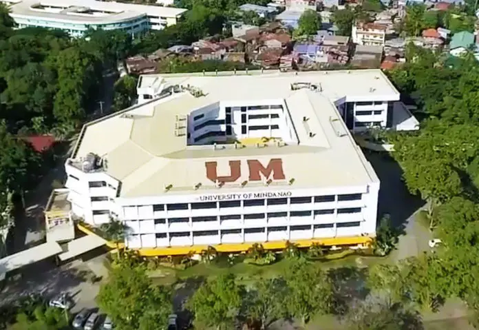 University of Mindanao Aerial View