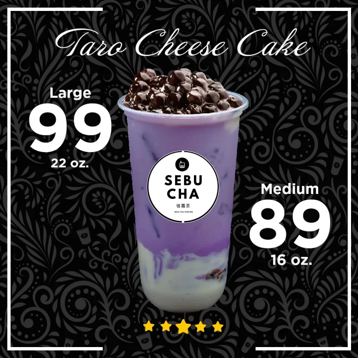 Sebu Cha Philippines Taro Cheese Cake