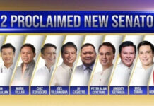12 Senators of the Philippines in 2022
