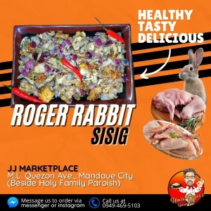 uncle rogers special sisig roger rabbit sisig