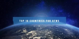 Top 10 Countries for Overseas Filipino Workers (OFWs)