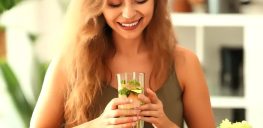 Yoga practitioner illustrating holistic detoxification
