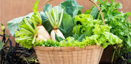 An image showcasing various vibrant supervegetables