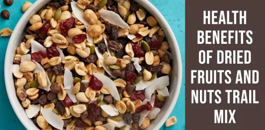 A colorful assortment of dried fruits and nuts trail mix in a resealable bag, perfect for an energizing and wholesome snack.