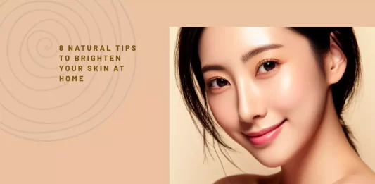 A collection of skincare essentials, symbolizing the natural tips for achieving brighter skin at home, serves as your personalized toolkit for a radiant and healthy complexion.
