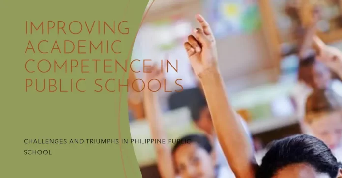 A Critical Examination of Academic Competence Among Philippine Public School Students The diverse students engaged in learning activities, symbolizing the collective effort to enhance academic competence in Philippine public schools.