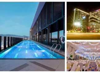 Bai Hotel Cebu: A Comprehensive Review and Insider Insights A collage showcasing Bai Hotel Cebu's rooftop pool, rooms, and dining experience, capturing the hotel's essence.