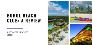 Scenic view of Bohol Beach Club
