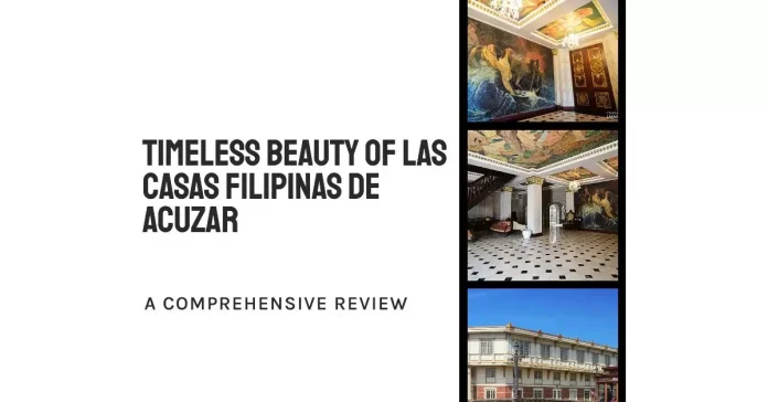 Surrounded by nature, historical buildings grace Las Casas Filipinas De Acuzar.