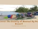 The sunset view at Manuel Uy Beach Resort showcases the serene coastal beauty and clear waters.
