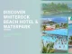 Illustration capturing the vibrant atmosphere of Whiterock Beach Hotel & Waterpark, a perfect blend of adventures and serenity.