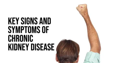 Graphic illustrating diverse signs of Chronic Kidney Disease to promote proactive health awareness.