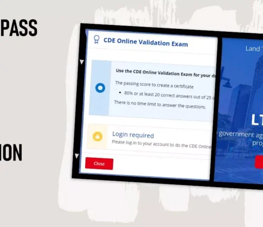 Person studying for the CDE Online Validation Exam for driver’s license renewal in the Philippines.