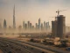 Modern skyline of Dubai with growing urban challenges in the background.