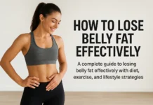 Healthy lifestyle tips to lose belly fat effectively and flatten your stomach