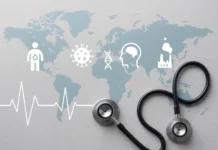 Illustration showing the top 10 early warning signs of diabetes with lifestyle tips.