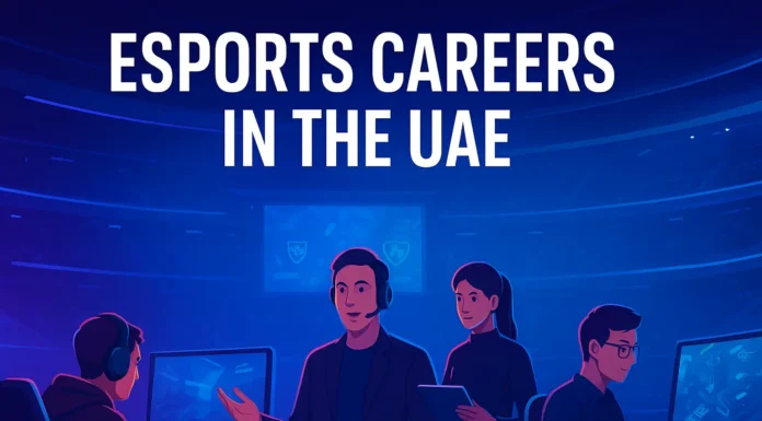 Esports careers in the UAE – gamers, event managers, and developers in the Dubai arena.