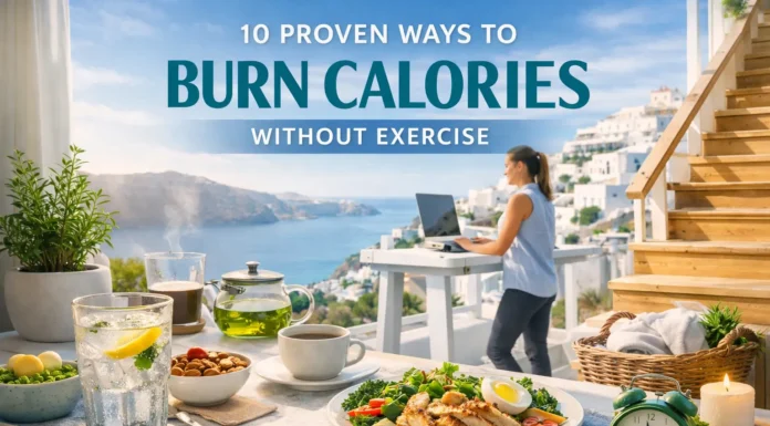 Healthy lifestyle tips to burn calories without exercising