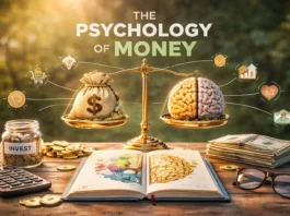 Image symbolizing the psychology of money, financial decisions, and long-term wealth behavior.