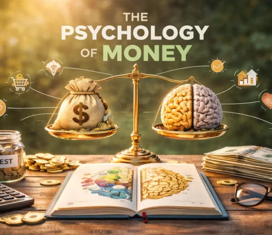 Image symbolizing the psychology of money, financial decisions, and long-term wealth behavior.
