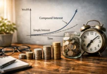 How Compound Interest Really Builds Wealth Exponential growth of long-term investments via compound interest.