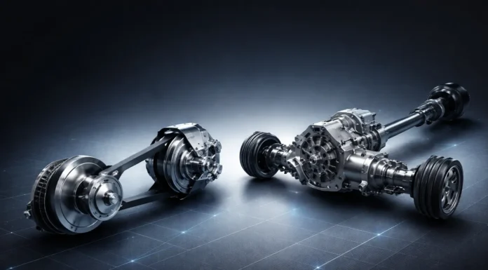 Scooter belt CVT system compared with car gearbox and drivetrain, showing gears, shafts, and power transmission differences.