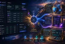 Illustration of Cosmos wallets showing Keplr Leap and Cosmostation with staking and security features