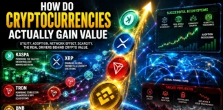 A visual concept showcasing crypto expansion through mining operations, blockchain infrastructure, and global digital adoption.