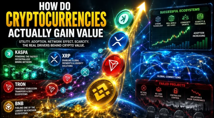 A visual concept showcasing crypto expansion through mining operations, blockchain infrastructure, and global digital adoption.