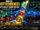 A visual concept showcasing crypto expansion through mining operations, blockchain infrastructure, and global digital adoption.