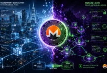 Monero (XMR) is a private digital currency where transactions are hidden and fully encrypted on the blockchain.
