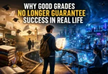Students with excellent grades navigate the gap between traditional education and modern career opportunities shaped by technology and evolving workforce demands.