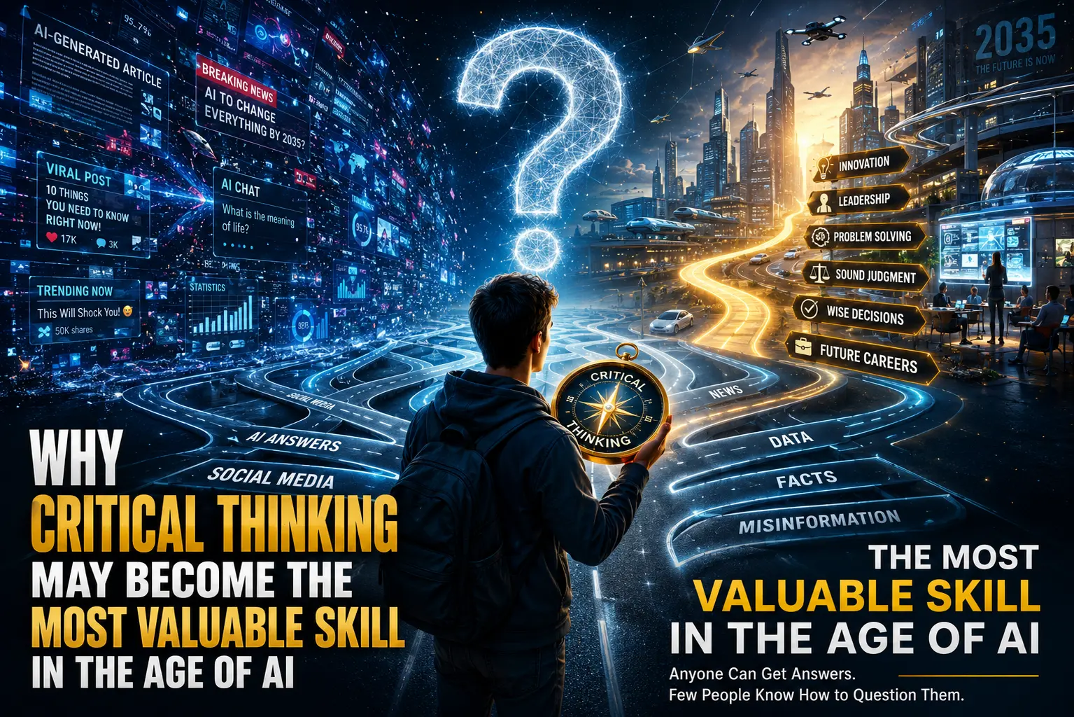Why Critical Thinking May Become the Most Valuable Skill in the Age of AI