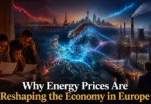 The energy crisis across Europe: surging prices, industrial demand, and household costs fueling inflation.