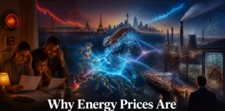 The energy crisis across Europe: surging prices, industrial demand, and household costs fueling inflation.