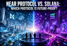 Side-by-side ecosystem analysis: Near Protocol and Solana on scalability, speed, infrastructure, and adoption trajectories.