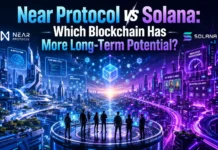 Side-by-side ecosystem analysis: Near Protocol and Solana on scalability, speed, infrastructure, and adoption trajectories.