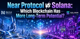 Side-by-side ecosystem analysis: Near Protocol and Solana on scalability, speed, infrastructure, and adoption trajectories.