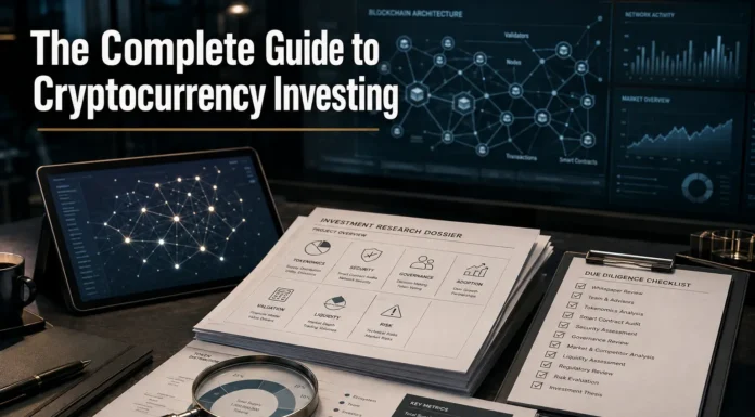 An investor assessing cryptocurrency projects through their tokenomics, valuation, and broader investment risks.